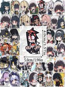 60pcs Zenless Zone Zero Game Graffiti Stickers For Car, Luggage, Phone Case, Tablet - Multicolor - View 10