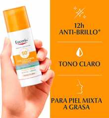 Eucerim protector solar crema antiedad control claro SPF50+ 50mL - Amarillo - Ver 4