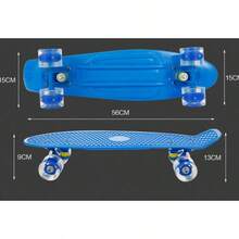 Beginner 4-Wheel Basic Skateboard - Dusty Pink - View 3