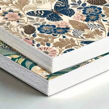 1pc, 200pages, Sketchbook, Butterfly Portable Travel Sketchbook, Blank Picture Book, Artwork, Hand Drawn DIY, Thick Notebook,Planning And Artistic Creation, Suitable For Colored Pencils,Charcoal Pencils, Markers,And Perfect Gift,Back To School,School Supplies