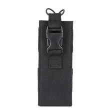 Funda para botella de agua Molle, bolsa para deportes al aire libre, montar, acampar, senderismo, caza, cantimplora de viaje, soporte para hervidor, herramienta EDC, riñonera Q4GM - BK - Ver 13
