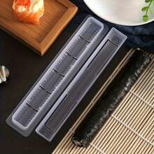 1 pieza Molde manual ultrafino para enrollar sushi con algas, arroz y verduras, herramienta para preparar sushi japonés y coreano, molde pequeño para enrollar algas, arroz y verduras, utensilios de cocina