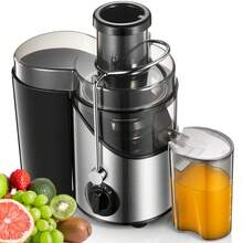 Fohere Juicer Machines, 3" Wide Mouth Juicer Extractor, For Vegetable And Fruit With 3-Speed Setting, 400W Motor, Easy To Clean - US A Type Plug(110-127V) - View 1