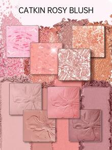 CATKIN 粉状腮红，打造自然光泽腮红高光，二合一柔滑可叠加烘焙腮红盘 C02 可爱腮红 - C02 Lovely Cheek - 查看 7