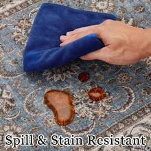 strundghti 2*6ft/5*7ft/8*10ft/9*12ft/10*13ft Area Rugs Washable Rugs Low Piles Indoor Rugs, Non Slip Stain Resistant Soft Carpet For Living Room Bedroom, Foldable Pet Friendly Area Rug - 藍-10*13FT - 查看 6
