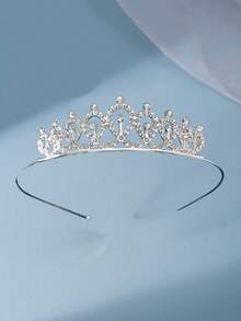 1 件时尚简约花冠蝴蝶设计头带，新娘婚礼派对头饰 - 頭箍髮飾 - 查看 10