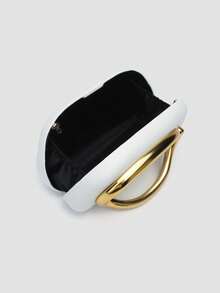 1 chiếc ví cầm tay PU, Lựa chọn quà tặng lý tưởng cho ngày lễ tình nhân, Thoải mái & thời trang, Túi xách thời trang, Lựa chọn quà tặng cá nhân, Phụ kiện 2025, Phong cách thời trang phù hợp với mọi dịp, Cảm giác sang trọng giá cả phải chăng, Túi dự tiệc nổi loạn, Hoàn toàn phù hợp cho các bữa tiệc, đám cưới, dạ tiệc, bữa tối/tiệc chiêu đãi, Túi xách thanh lịch cho quý cô - trắng - Xem 7