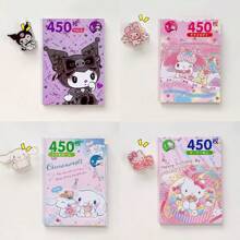 Sanrio 1 Book Of Sanrio Family Coil Hand Account Stickers, 10 Cute Material Antique Card Stickers, Very Suitable For School Gifts.Sanrio Cute Cartoon Notebook Stickers, DIY Decorative Stickers (Random Pattern Shipping)