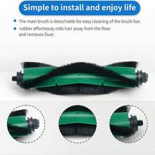 Suitable For IRobot Roomba Combo Y0140, Y0110 Robot Vacuum Cleaner Kit Main Side Brush Hepa Replacement Accessories Parts For Filters Include: 1 Roller Brush 6 Side Brush 4 Filter 4 Rag 1 Cleaning Brush
