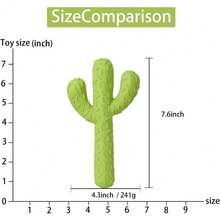 Dog Chew Toys For Aggressive Chewers Durable Rubber Cactus Tough Toys For Training Cleaning Teeth Interactive Dog Toys For Dog - Multicolor - View 6