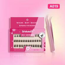 36 sợi mi giả D-Curl siêu mềm, tự dính, không cần keo, kèm nhíp, dễ dàng sử dụng, phù hợp cho người mới bắt đầu, mi đã dán sẵn, mi chùm, mi rời, mi giả. - D - Xem 14