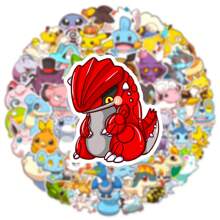 pokemon 50Pcs Cute Cartoon Anime Pokemon Stickers Kids Toys Kawaii Poke Ball Pikachu Decals Skateboard Laptop Waterproof Sticker Room Decor Wall Decor Wall Stickers Wall Sticker