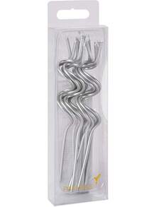 Candles - Silver Swirl - View 3