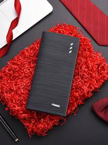 Men's Long Wallet, Fashion Clutch Wallet, PU Leather Long Wallet With Multiple Card Slots, Unisex Purse For Money/Cards/Coins/Tickets/ID, Travel Formal/Business Formal - Multicolor - View 3