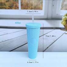 3PCS 1100ML+700ML+400ML Durian Shape Cup Set, Large Capacity Cups With Lids & Straws, Practical & Aesthetically , Suitable For Travel, Outdoor, Camping, Fitness, Office, Ideal For Holidays, Birthday, Anniversary Gifts - Multicolor - View 32