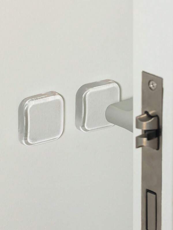 1/3/6 pezzi Paraurti per porta in silicone con retro autoadesivo resistente, paraurti per porta rinforzato e riutilizzabile - ideale per proteggere le pareti e ridurre il rumore