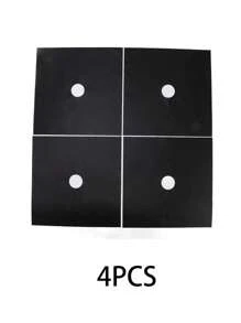 5-Hole Gas Stove Protector, Anti Sticking And Anti Fouling Furnace Cover, Easy To Clean Kitchen Appliance Mat, High Temperature And Oil Resistant Five Hole Gas Stove Mat, Anti Sticking And Washable, Keeping The Stove Clean