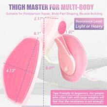 Thigh Master Thigh Exerciser For Women, Enhanced Resistance Hip And Pelvis Trainer, Inner Thigh Exercise Equipment Kegel Exercise Products For Women Home Gym
