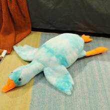 Cuscino peluche oca, morbido e soffice cuscino di animale riempito di cigno, regalo per bambini e amici. 1 pezzo (Bianco 50cm)
