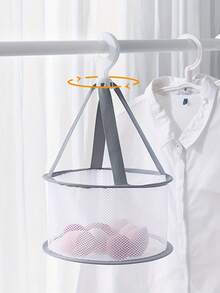 1/2件晾衣网化妆刷清洁晾衣网兜晾衣篮清洁晾晒小物品M号迷你美容蛋晾衣篮毛衣袜子晾衣篮防风晾衣网兜干湿两用晾衣篮