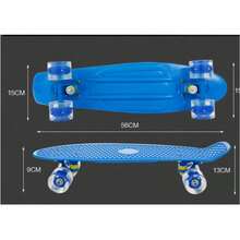 Podstawowa deskorolka 4-kołowa dla początkujących - Królewski Niebieski - Zobacz 5