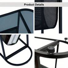 2Pcs Glass Oval Small Side Table, Suitable For Small Living Room Space, With Magazine Storage Function