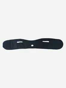 1pc Women's V-Shaped Face Mask Band - Facial Bandage, Suitable For Home/Sleep/Sports/Yoga And More Occasions. - Black - View 4