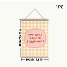 1件都市伙伴婴儿房墙饰 - 1张滑板狗和熊海报，配有“天生与众不同”标语和彩虹图案（点状背景）。滑板动物装饰，都市婴儿房装饰，中性动物海报，可爱狗狗熊套装，彩虹点状婴儿房艺术画，励志婴儿语录，可移除婴儿房贴纸，水彩海报，涂鸦风格婴儿房装饰，时尚动物角色，可直接悬挂，点状背景