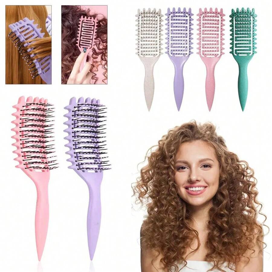 Lockendefinierender Pinsel, 2025 Lockiger Haarbürste, belüftete Haarbürste zum Entwirren, Formen und Definieren von Locken für Frauen und Männer mit weniger Ziehen