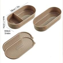 WORTHBUY Portable Lunch Box Student Office Worker Bento Box Salad Fruit Food Contanier With Compartment Keeping Box