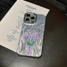 Funda para phone 16/15/14/13/12/11 Pro, Promax Plus, X y Xsmax (talla S). Diseño elegante y delicado. Una opción sofisticada para quienes prefieren la suavidad. - Plateado - Ver 6