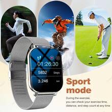 MixtataDi Smart Watch,Multifunctional Sports Smartwatch, Wireless Calls/Wireless Music, Message Notification,Customizable Watch Faces, Multiple Sports Modes, Compatible With Android & IOS,Unisexo