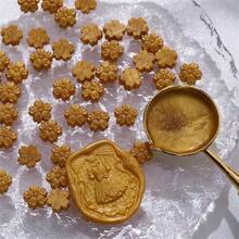 BAOFALI 100 PCS Colorful Aurora Wax Beads For Wax Seal Stamp/100 PCS Sakura Shape Sealing Wax Beads For Wax Seal Stamp