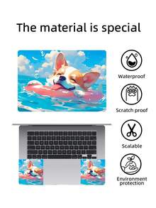 Laptop Skin Sticker Decal 15.4 Inch 15.6 Inch Laptop Vinyl Skin Sticker Cover Art Protection Laptop (Including 2 Wrist Pads Skin) - Multicolor - View 6