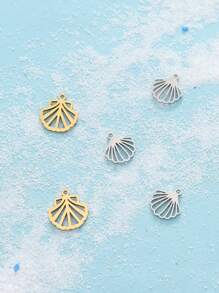 5/10pcs Stainless Steel Beach Ocean Vacation Style Starfish, Octopus, Shells, Sea Fish, Conch, Whales, Fashionable Bracelets, Necklaces, DIY Accessories And Pendants Featuring Marine Animals