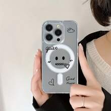 This Is A  And Stylish Transparent Acrylic Phone Case Designed For The  16 Pro Max And Compatible With Models 15, 14 Plus, 13, 12, And 11. It Features Magnetic Compatibility With Magsafe And Offers Earthquake-Resistant Protection, Making It A Classic Hybrid Option. - Mixed Color 1 - View 7