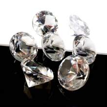 100 Peças Cristais de Diamante Transparentes Acrílicos Pontiagudos para Decoração de Unhas DIY, Materiais de Decoração