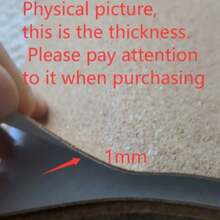 4 块 11.8 英寸 1 毫米厚方形无框软木板，带背胶，留言装饰板，适用于照片墙展示和公告栏办公室家居、婚礼、生日派对留言展示架、学校用品、返校