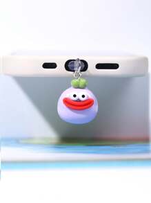 1/5pcs Funny Cartoon Vegetable Series Charging Port Dust Plug, Creative Cute Fashion Unique Broccoli, Scallion, Corn, Eggplant, Carrot Shaped 3D Resin Pendant, Transparent Silicone Smartphone Earphone Tablet Kindle Dust Plug Accessory Decoration Charm, Phone Charging Port Decor Pendant, Suitable As Small Gift, Waterproof Anti-Dust For IPhone Lightning/Type-C, Protect Phone Charging Port Firmly