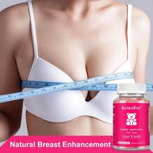 Breast Enhancement Gummies For Women - Sexy Curves Fitness Supplement For Women - Enriched With Vitamins, Fenugreek And Chasteberry Extracts - Plump And Firm - Makes Hair Silky, Smooth And Shiny - 60 Gummies - 1 瓶 - 查看 5