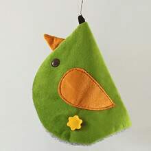 Hamaca/Tienda colgante con perchas para pájaros pequeños - Loro, Periquito, Cacatúa, Cotorra, Periquito australiano - Verde - Ver 5