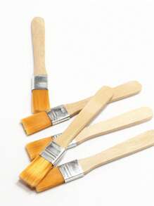 Multi-Purpose Nylon Bristle Brush, Paint Brush, Painting Brush, Wooden Handle Bristle Brush, Art Painting Brush, Oil Painting Brush, Nylon Brush