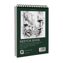 9 X 12 Inches Sketch Book, Top Spiral Bound Sketch Pad, 1 Pack 40-Sheets (68lb/100gsm), Acid Free Art Sketchbook Artistic Drawing Painting Writing Paper For Adults Beginners Artists,For School Supplies,Back To School