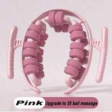 6-In-1 Adjustable Leg Massager With 28 Massage Nodes - Ergonomic Home Design, Pink/Purple - Perfect Gift For Women's Day, Valentine's Day, Mother's Day, Leg Massager, Unique Roller Design, Durable Plastic Rollers - Multicolor - View 5