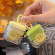 1 pieza Quitapelo reutilizable y lavable, quita pelo de mascotas, con fuerza adhesiva fuerte, diseño lindo, reutilizable, limpieza efectiva para polvo, pelo, restos de papel, ideal para hogar, viaje, cocina, baño, dueños de mascotas, rodillo reutilizable compacto y portátil, artículos de limpieza multiusos, adecuado para ropa, muebles, mascotas, sábanas, esencial de viaje mini, imprescindible para amantes de las mascotas - Multicolor - Ver 2