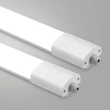 LEOEU La striscia luminosa a soffitto con tubo LED ad alta luminosità da 60 cm/90 cm/120 cm/150 cm, 20 W/30 W/36 W/45 W, luce neutra 4000 K, è adatta per ufficio/officina/garage/centro commerciale/corridoio/cantina, può essere collegata da un'estremità all'altra per fornire la migliore esperienza di illuminazione per uso interno ed esterno.