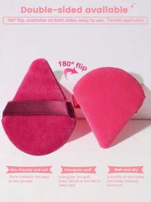 50/40/30/20/10/5pcs Makeup Kit, Including: 10 Pieces Of Liquid Makeup Sponge+10 Pieces Of Mini Liquid Makeup Sponge+10 Pieces Of Triangular Powder Puff For Loose Powder And Makeup Set+10 Pieces Of Air Cushion Powder Puff For Facial Makeup+10 Pieces Of Mini Air Cushion Powder Puff For Facial Concealer Makeup Cream And Foundation Cream Mixed Beauty Sponge