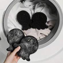 4 PIÈCES Rouleaux anti-peluches réutilisables et feuilles adhésives pour machine à laver - Éliminateur de poils d'animaux et de peluches pour la lessive à la maison, les vêtements et les tissus (Conception durable et lavable)
