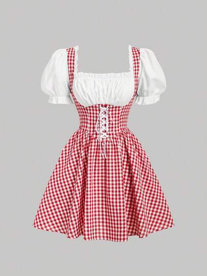 ii Women's German Dirndl Dress Costumes For Traditional Bavarian Oktoberfest Carnival Halloween