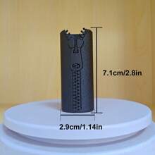 1 件 INS 风格创意黑色塑料拉链形打火机盒，适用于 Bic 打火机的打火机配件，打火机保护器，送给男朋友的小礼物 - 彩色 - 查看 6